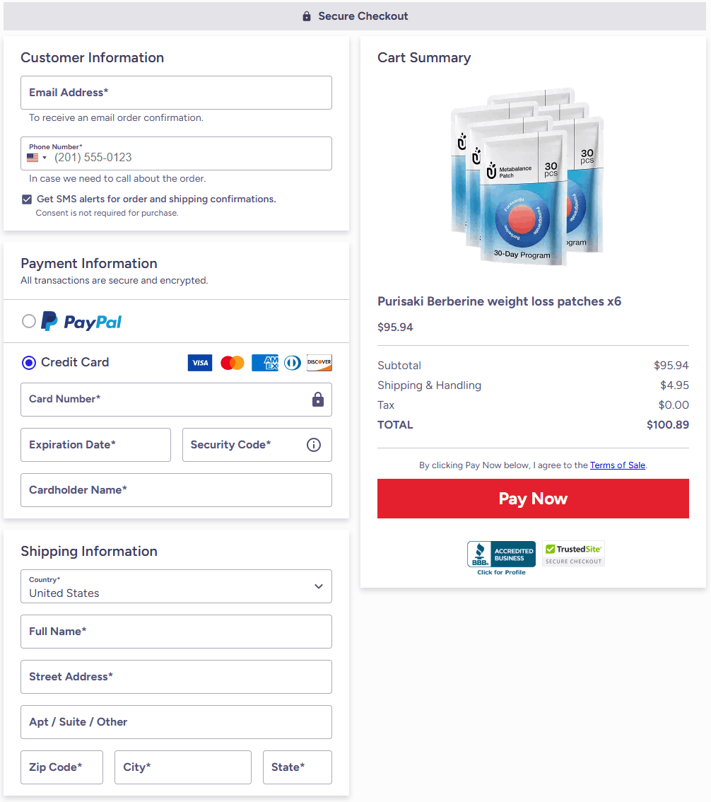 Purisaki Berberine Patches